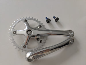 First Components TD-110 Silver Alloy 36T Single Speed 170mm Crank Set