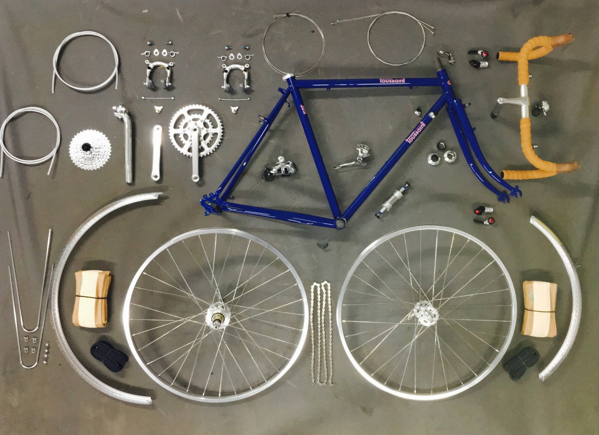 SOLD OUT - DIY Velo Routier 2.0 Frame/Fork and Complete Build Kit